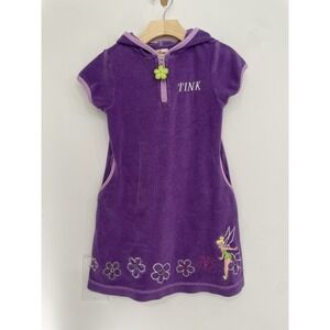Disney Tinkerbell Swimsuit Cover Up‎ Girls Size Small Purple